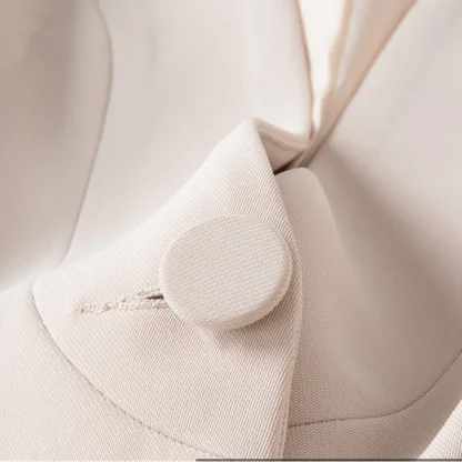 Elegant Ruffled Hem Skirt Suit Set - Image 4