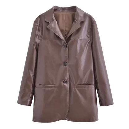 Spring Coat Mini Skirt Suit Set - Image 3