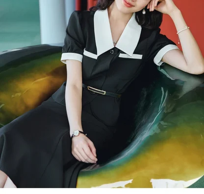 Elegant Office Skirt Suit Set - Image 4