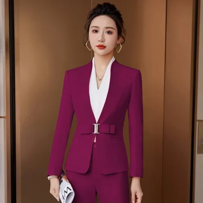 Elegant Business Skirt Suit Set - Image 4
