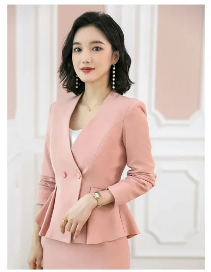 Cute Style Long Sleeve Skirt Suit Set - Image 4