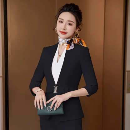 Elegant Business Skirt Suit Set