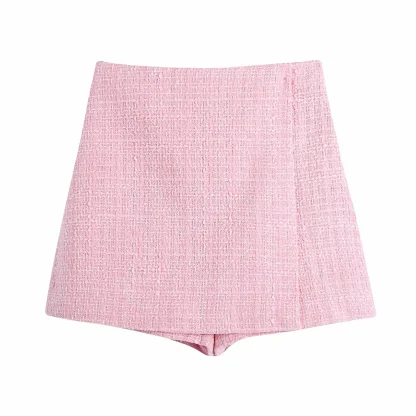 Elegance Tweed Skirt Suit - Image 4