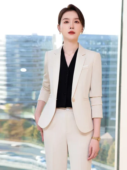 Elegant Business Skirt Suit - Image 4