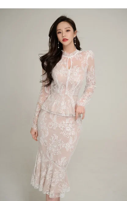 Fashionable Mermaid Skirt Suit - Image 2
