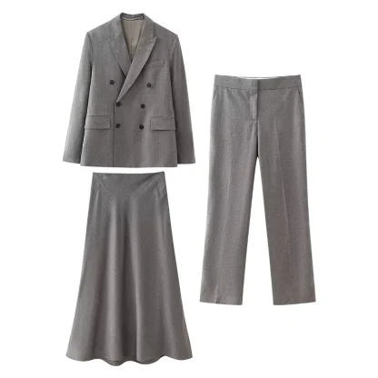Chic Summer Pants and Skirt Suit