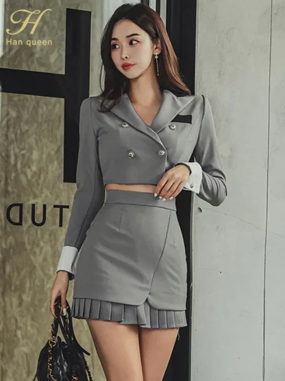 Trendy High-Waist Skirt Suit - Image 6