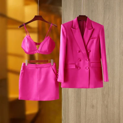 Elegant Street Style Skirt Suit