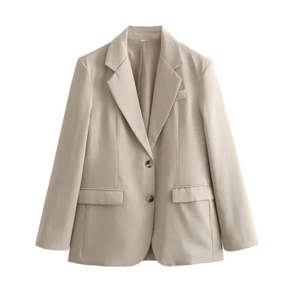 Effortless Straight Cut Skirt Suit - Image 2